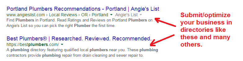 plumber directories