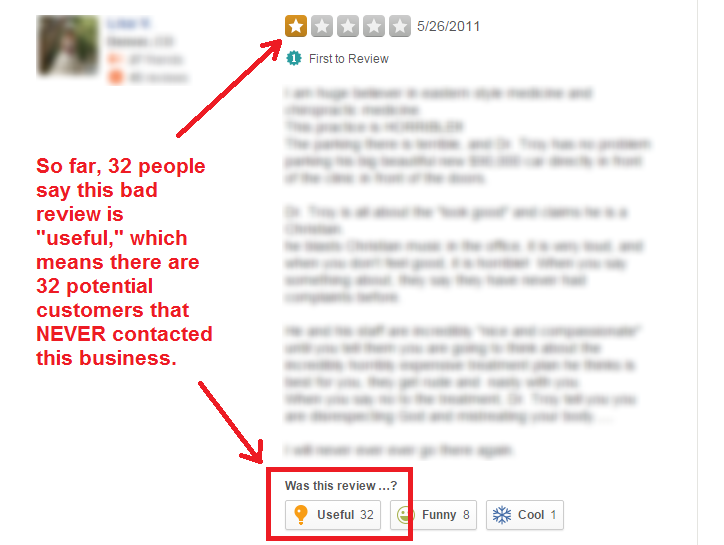 yelp reviewer rache