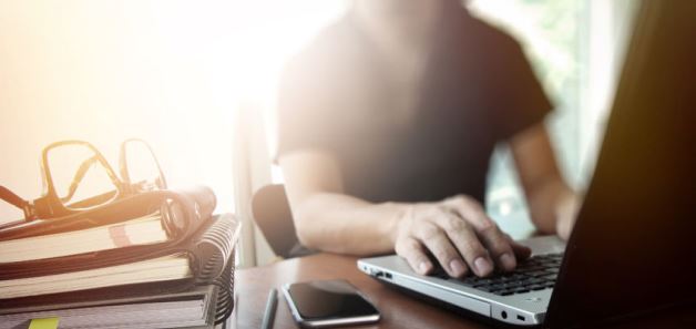 man at laptop